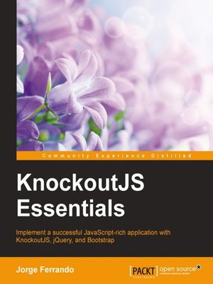 cover image of KnockoutJS Essentials